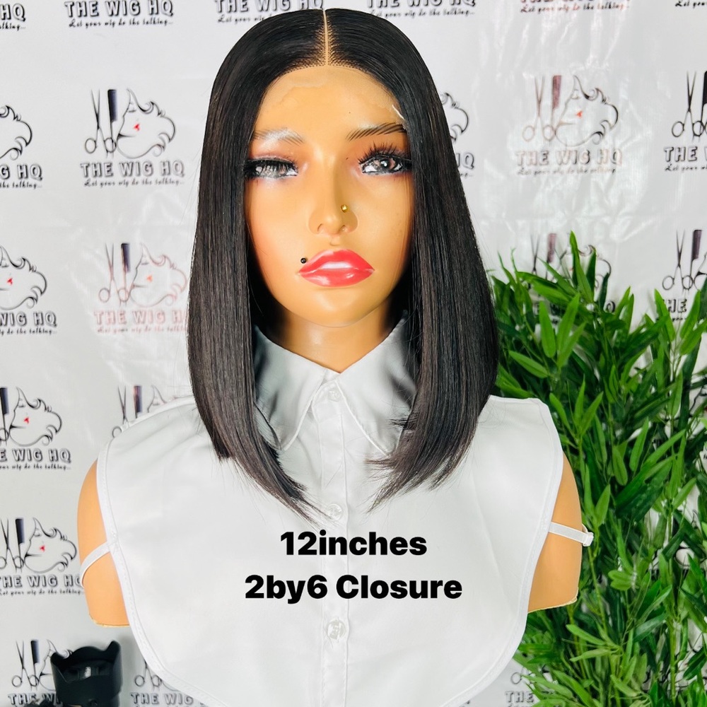 12inches Glueless Bob Wig